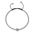 Tortuga | Silver | Black | Crystal Sea Turtle | Macrame Charmballa Bracelet