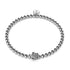 Tortue | Argent | Bracelet tortue de mer en cristal