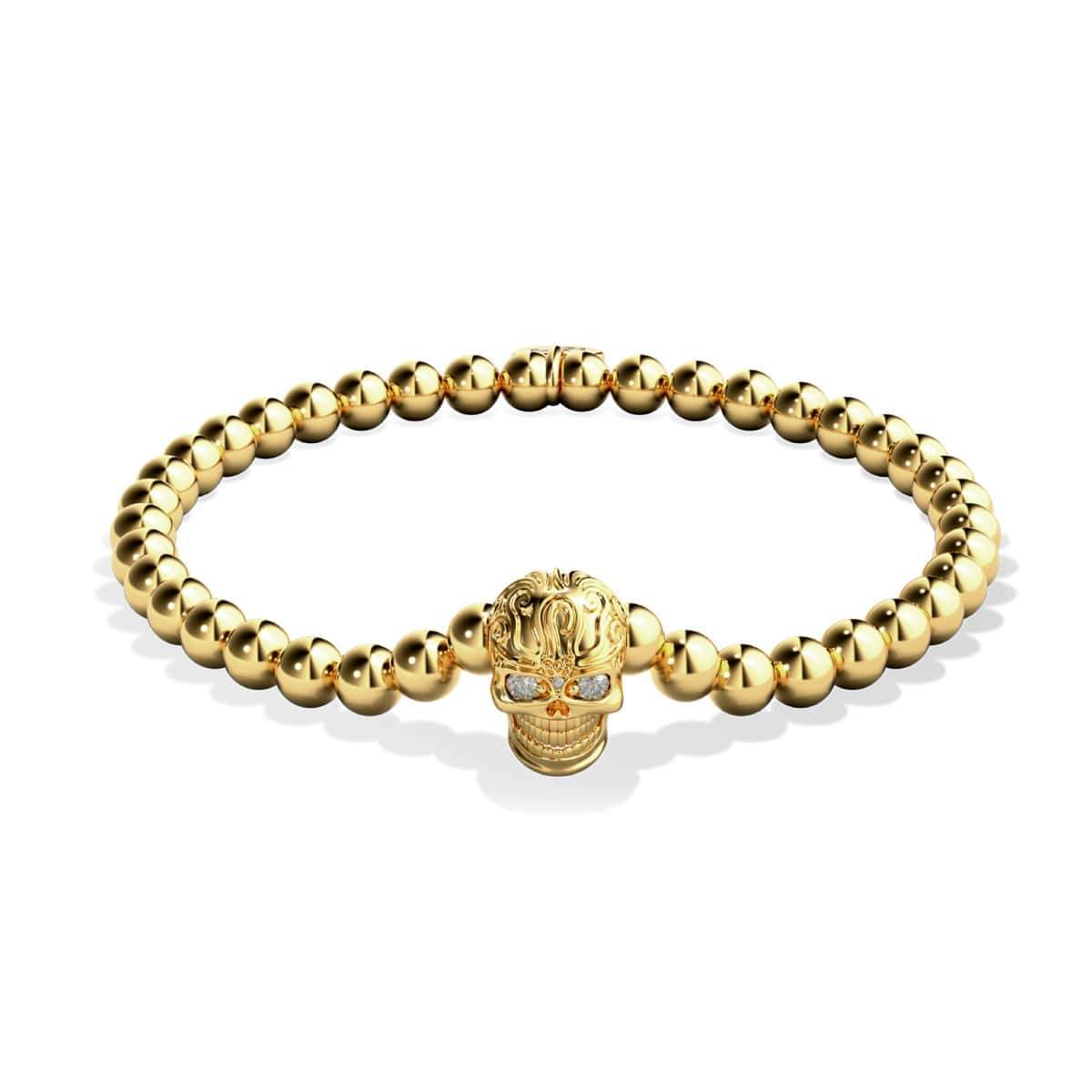 Calavéra | Or 18 carats | Crâne de cristal