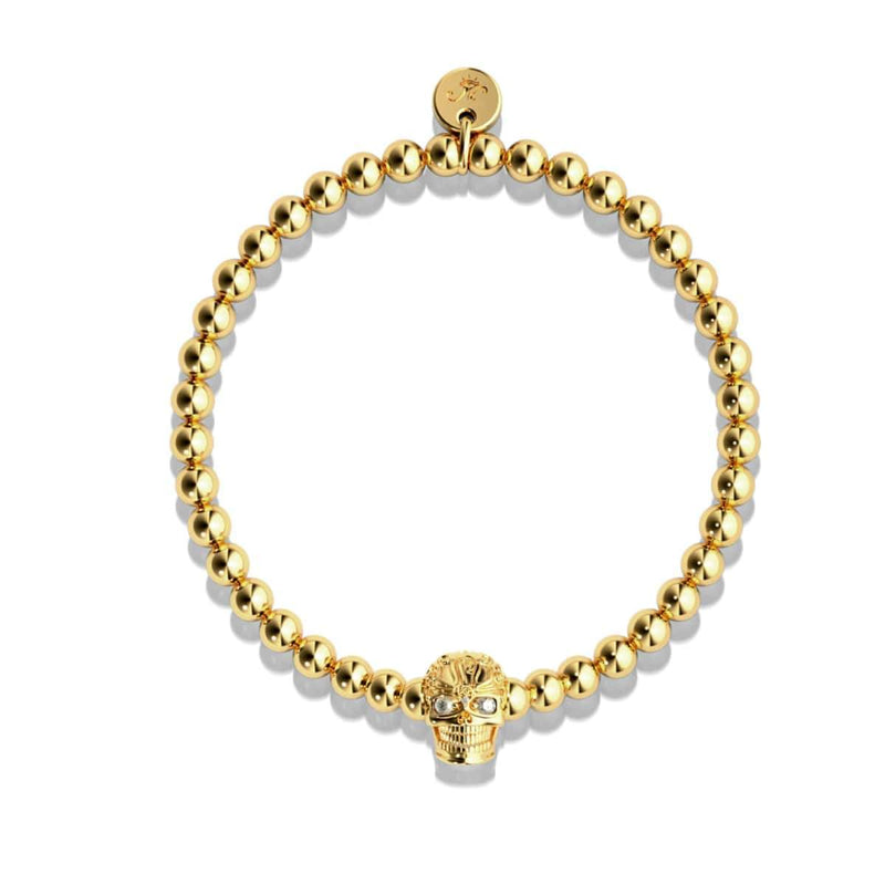 Calavéra | Or 18 carats | Crâne de cristal