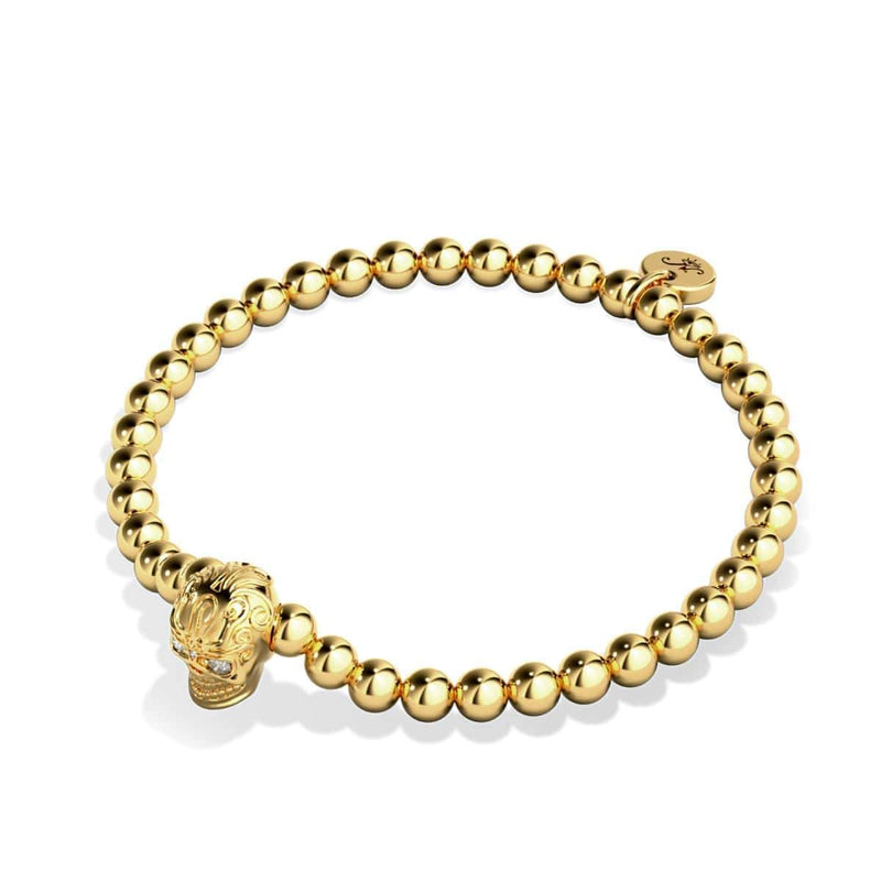 Calavéra | Or 18 carats | Crâne de cristal