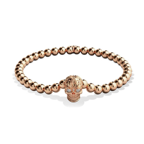 Calavéra | Or rose 18 carats | Crâne de cristal