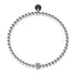 Goal | Silver | Crystal Soccer Ball Charm Bracelet