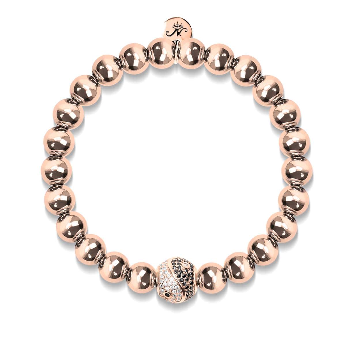 Équilibre | Or rose 18 carats | Cristal Yin Yang