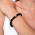 Équilibre | Or rose 18 carats et bronze à canon | Cristal Yin Yang