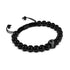 Équilibre | Bronze à canon | Noir | Cristal Yin Yang | Bracelet Charmballa en macramé