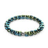 Bleu Emeraude | Liens Monroe | Bracelet sablier