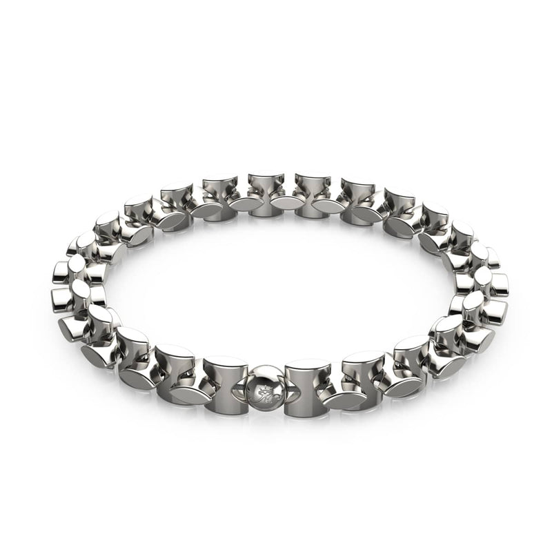 Chrome classique | Liens Monroe | Bracelet sablier