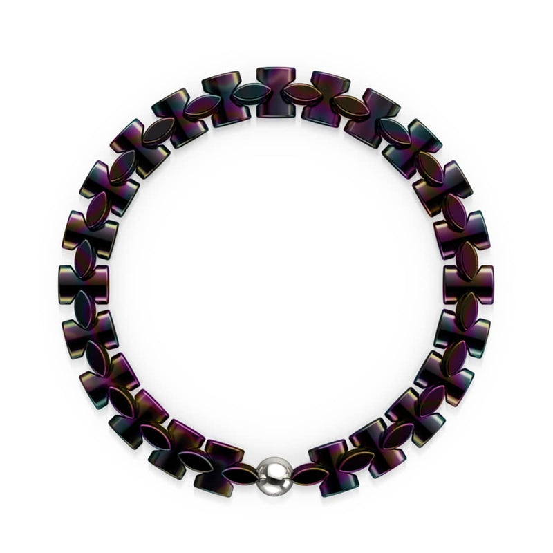 Arc-en-ciel de minuit | Liens Monroe | Bracelet sablier