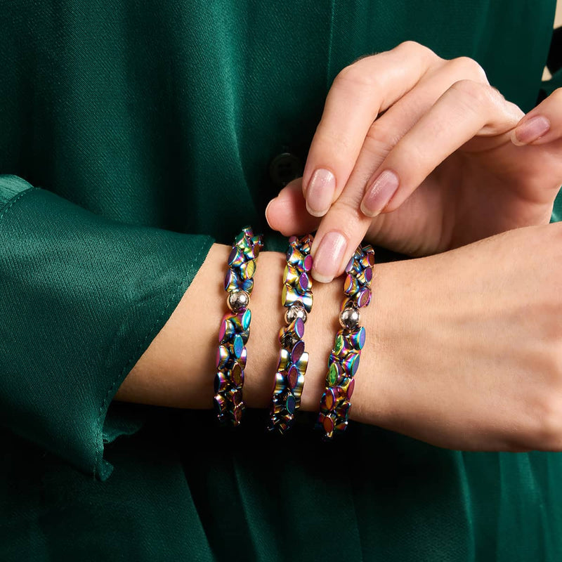 Arc-en-ciel de minuit | Liens Monroe | Bracelet sablier