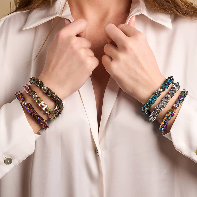 Licorne Argent | Liens Monroe | Bracelet sablier