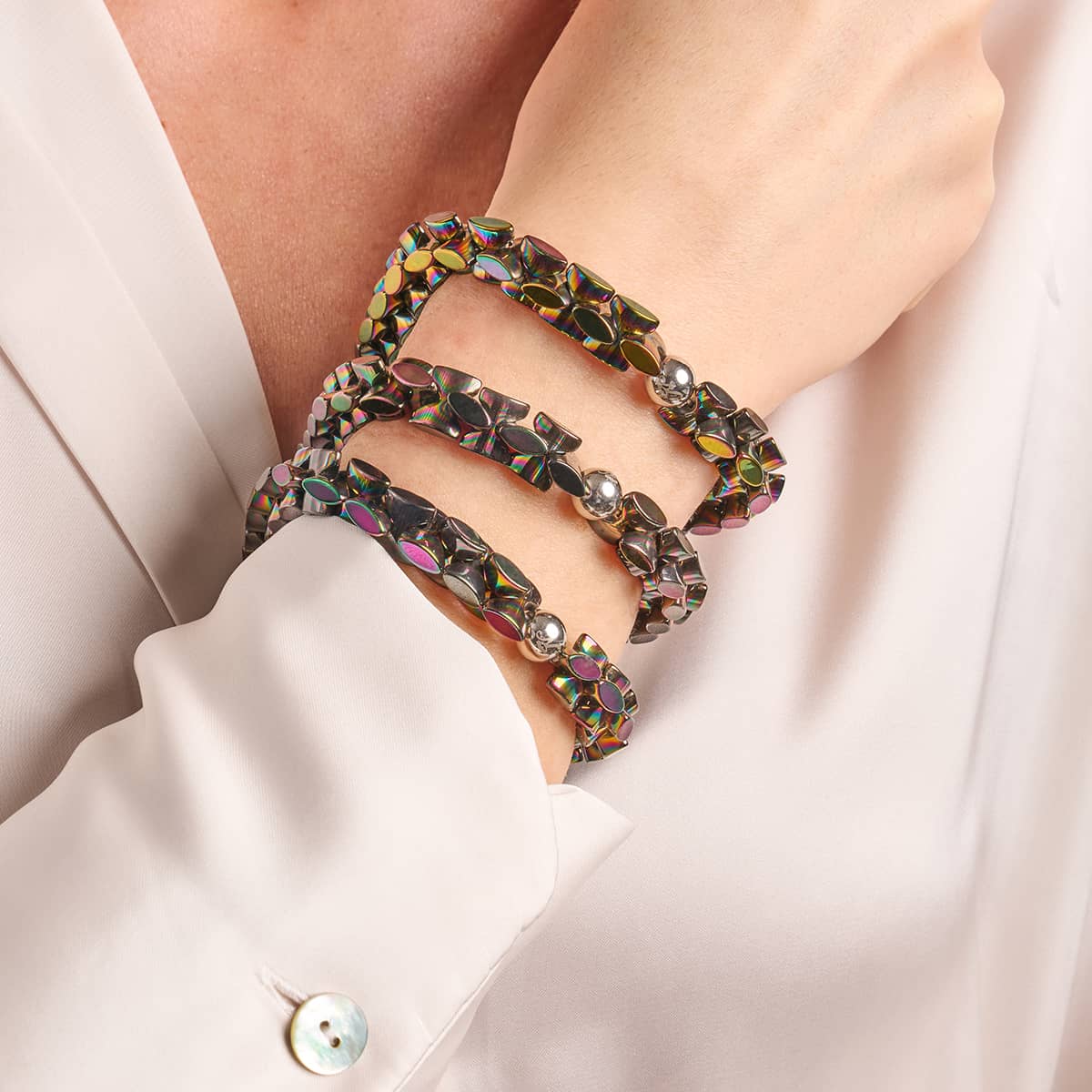 Licorne Argent | Liens Monroe | Bracelet sablier