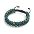 Teal Oceanic Jasper | Gunmetal | Lava Rock Diffuser Bracelet