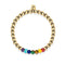 chakra | Or 18 carats | Bracelet d'expression de pierres précieuses