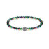 Charismatique | Licorne Argent | Cristaux de zircone cubique noire | Bracelet Expression