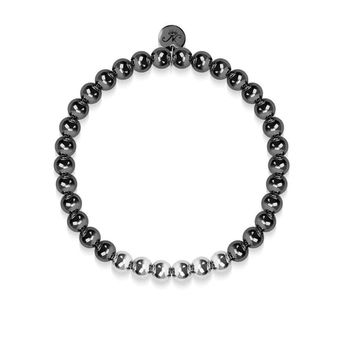 Confident | Gunmetal | Silver | Expression Bracelet