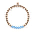 Coy | Or rose 18 carats | Aigue-marine | Bracelet d'expression de pierres précieuses