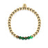 Dreamy | 18k Gold | New Green Agate | Gemstone Expression Bracelet