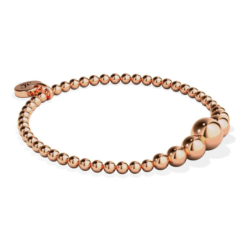 Enchanteur | Cascade en or rose 18 carats | Bracelet Expression