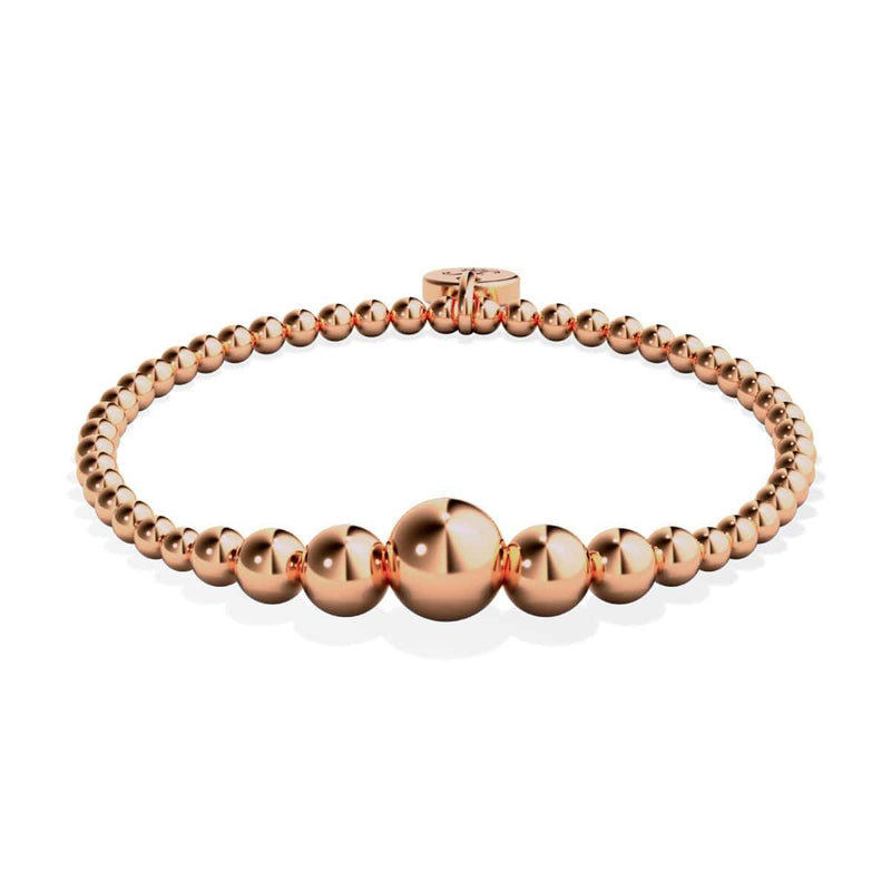 Enchanteur | Cascade en or rose 18 carats | Bracelet Expression