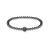 Glamorous | Gunmetal | Black Cubic Zirconia Crystals | Expression Bracelet