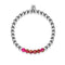 Inspiré | Argent | Nouvelle Agate Rouge | Bracelet Expression