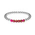 Inspiré | Argent | Nouvelle Agate Rouge | Bracelet Expression