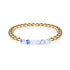 Joyful | 18k Gold | Porcelain Jade | Gemstone Expression Bracelet