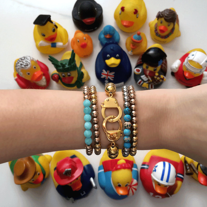 Jubilatoire | Argent | Pierre précieuse empereur bleu foncé | Bracelet Expression