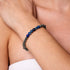 Jubilatoire | Argent | Pierre précieuse empereur bleu foncé | Bracelet Expression