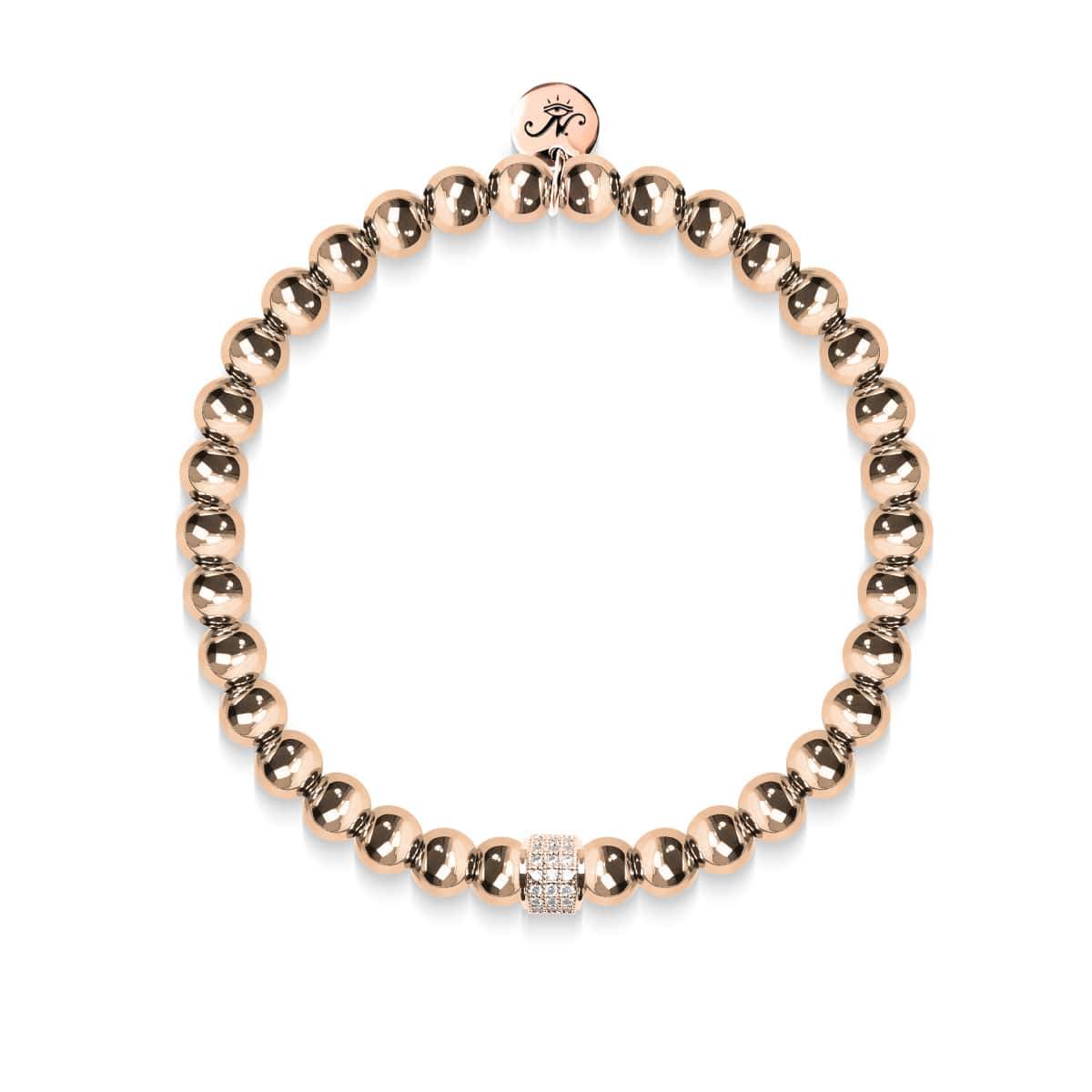 Envoûtant | Or rose 18 carats | Bracelet Expression Pavé de Cristaux