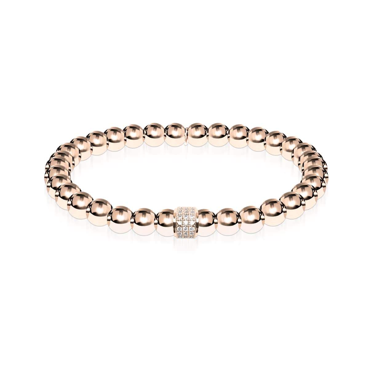 Envoûtant | Or rose 18 carats | Bracelet Expression Pavé de Cristaux