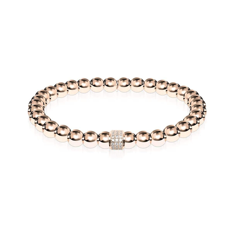 Envoûtant | Or rose 18 carats | Bracelet Expression Pavé de Cristaux