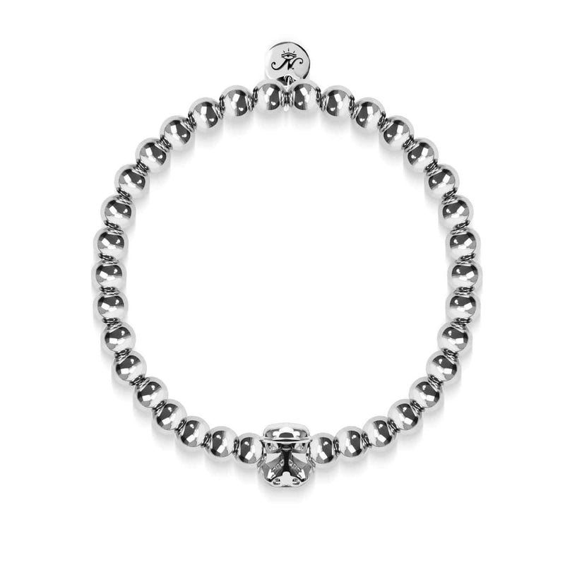 Trooper | Silver | Crystal Charm Bracelet