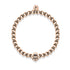 Vader | 18k Rose Gold | Crystal Charm Bracelet