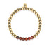 mélancolique | Or 18 carats | Jaspe Brécié | Bracelet d'expression de pierres précieuses