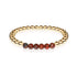 mélancolique | Or 18 carats | Jaspe Brécié | Bracelet d'expression de pierres précieuses