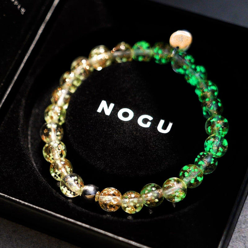 Albâtre | Argent sterling .925 | Bracelet Verre Luciole