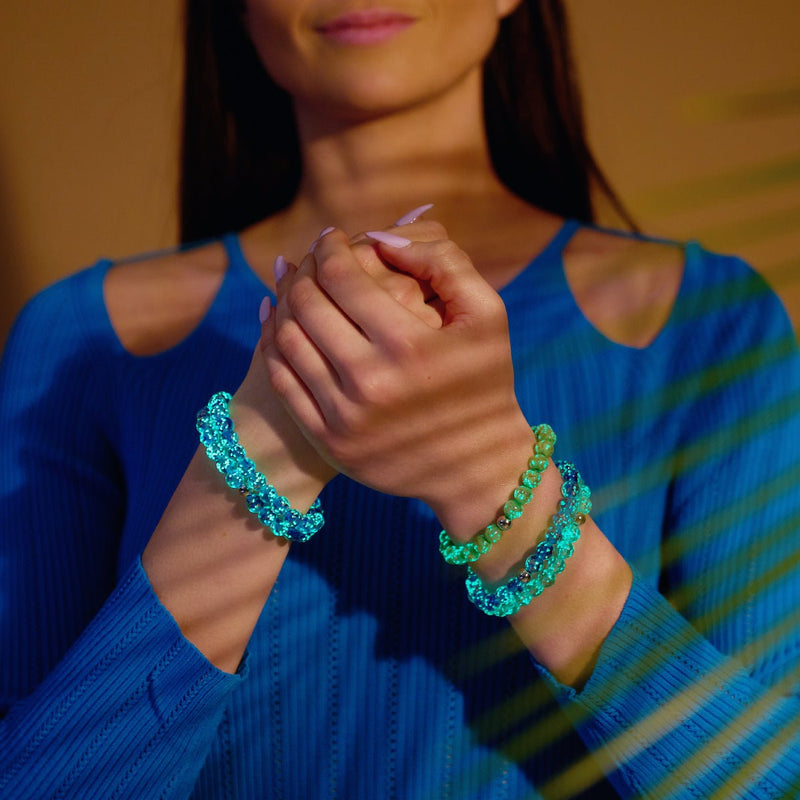 Cactus | .925 Sterling Silver | Firefly Glass Bracelet