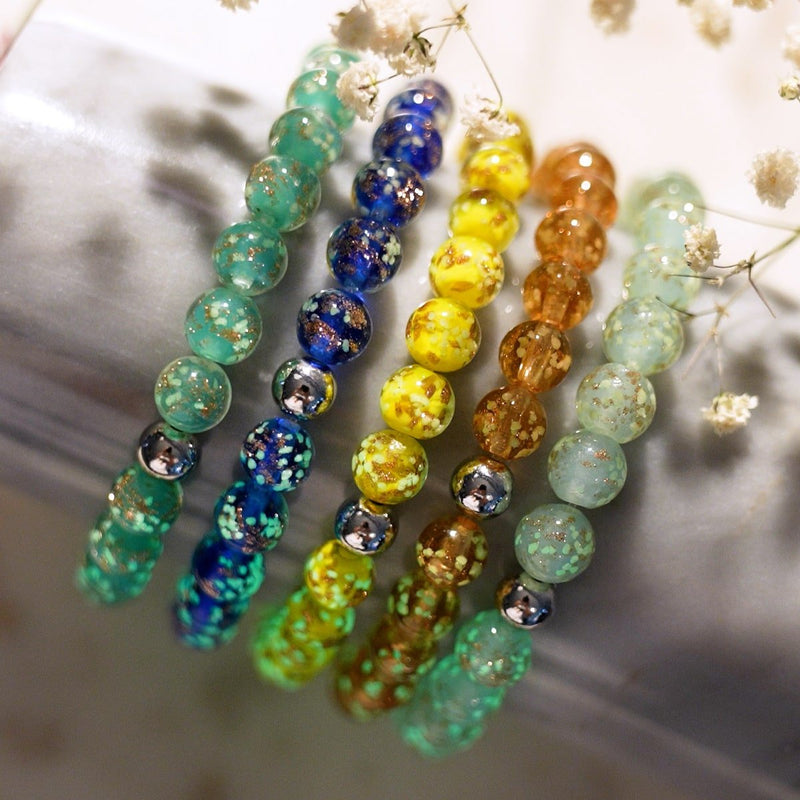 Cactus | .925 Sterling Silver | Firefly Glass Bracelet