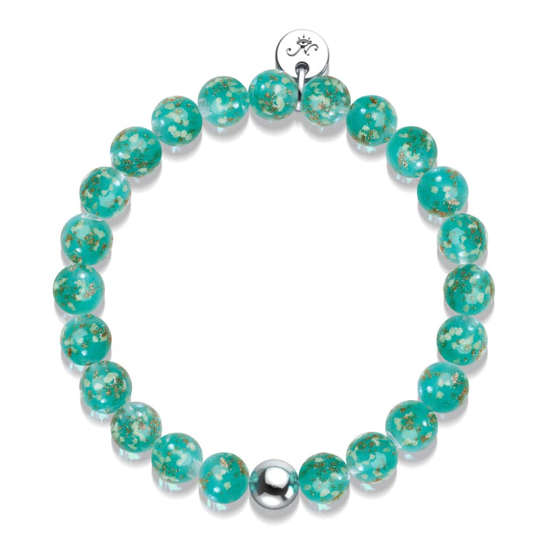 Cactus | .925 Sterling Silver | Firefly Glass Bracelet