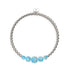 Céruléen | Argent | Bracelet Cascade de Verre Luciole