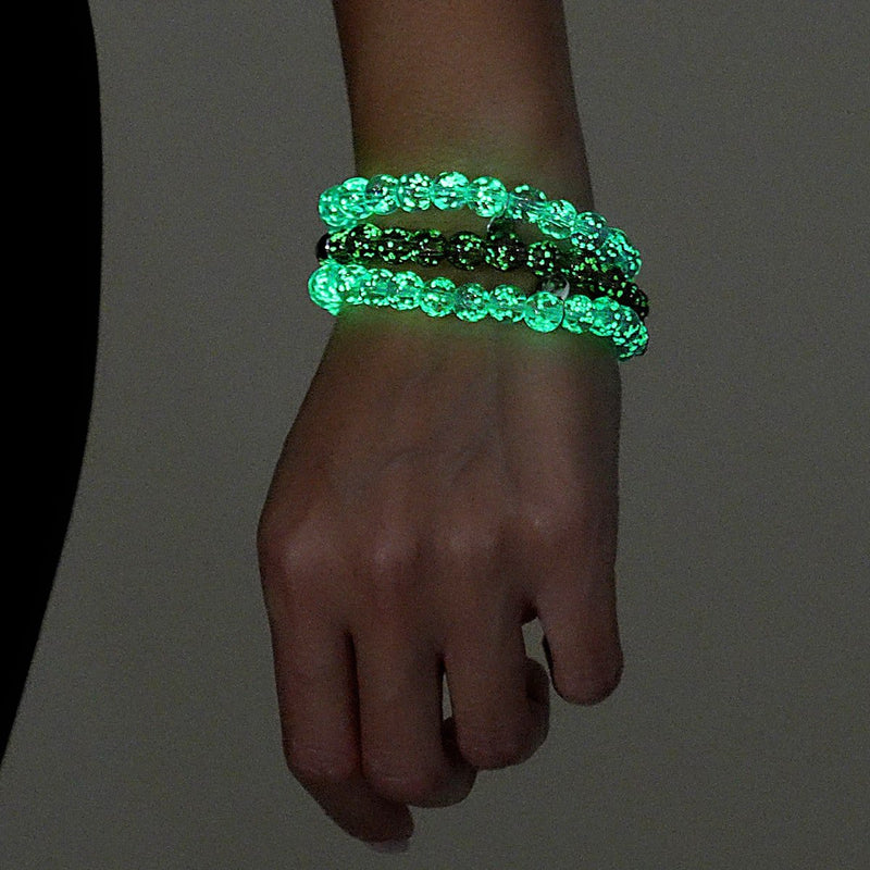 Chocolat | Argent sterling .925 | Bracelet Verre Luciole