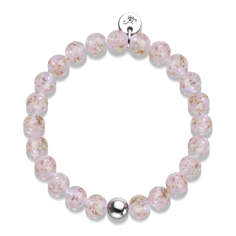 Guava | .925 Sterling Silver | Firefly Glass Bracelet