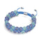 Glacier Indigo | Indigo x Bleu Arctique | Bracelet Verre Double Luciole