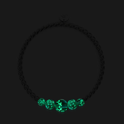 Indigo | Argent | Bracelet Cascade de Verre Luciole