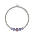 Indigo | Argent | Bracelet Cascade de Verre Luciole