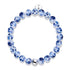 Lapis Flamme | Argent sterling .925 | Bracelet Verre Luciole