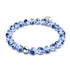 Lapis Flamme | Argent sterling .925 | Bracelet Verre Luciole