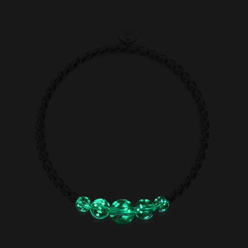 Lilac | Silver | Firefly Glass Cascade Bracelet